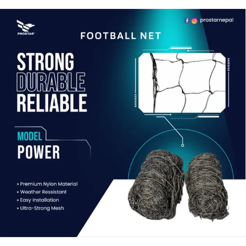 Prostar Football Net Power Black