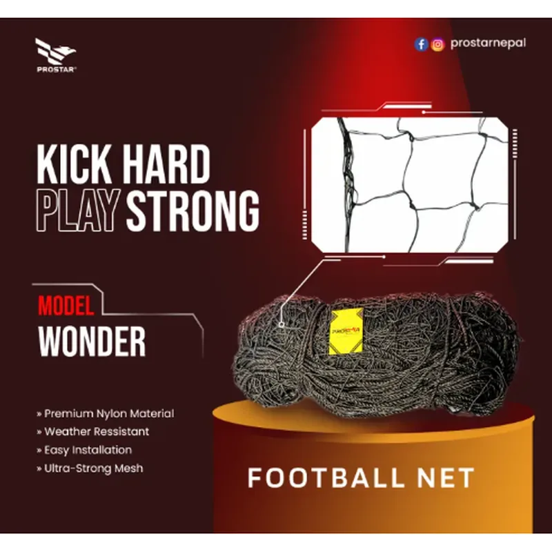 Prostar Football Net Wonder Black