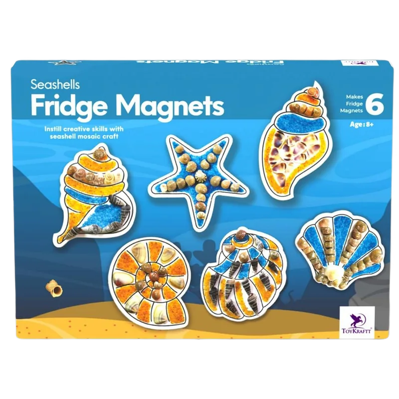 Toykraft Seashells Fridge Magnets Multicolor
