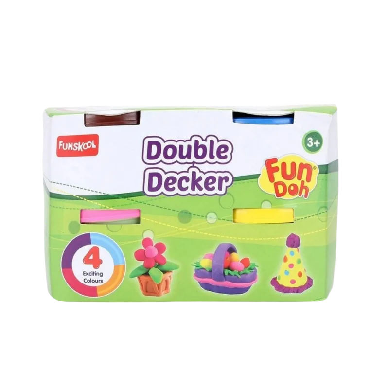 Funskool Fun Dough Double Decker Multicolor