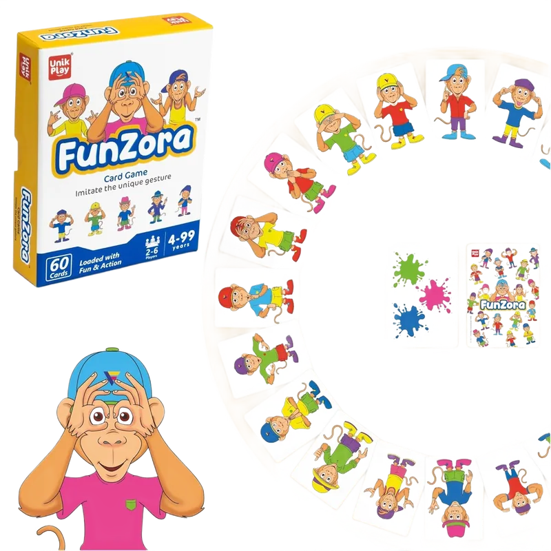 UnikPlay Card Games FunZora - 60 Cards Multicolor