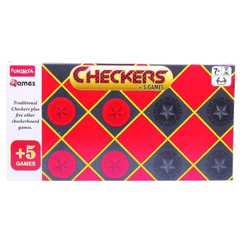 Funskool Checkers Multicolor