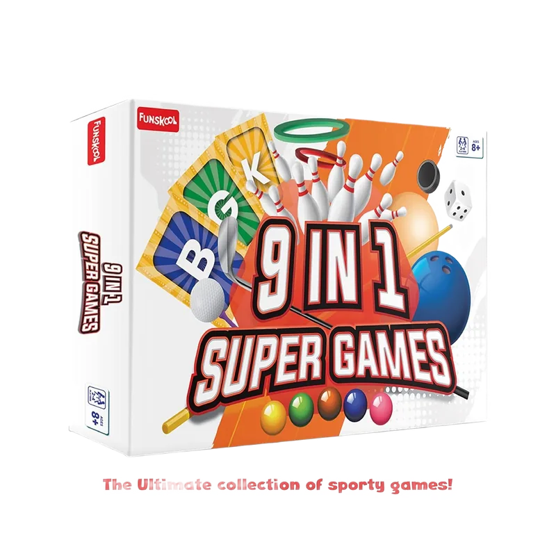Funskool 9-in-1 Super Games Multicolor