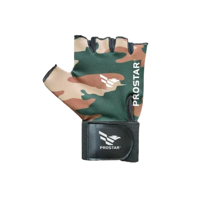 Prostar Gym Gloves Camo 1 Pair Multicolor