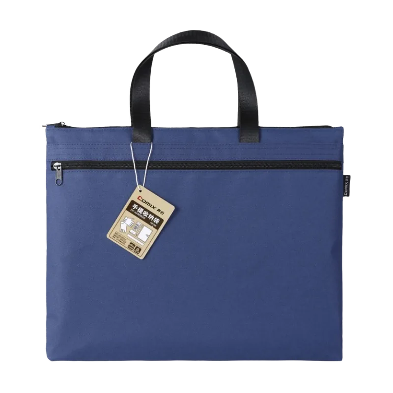 Comix Hand-held Briefcase Blue A4
