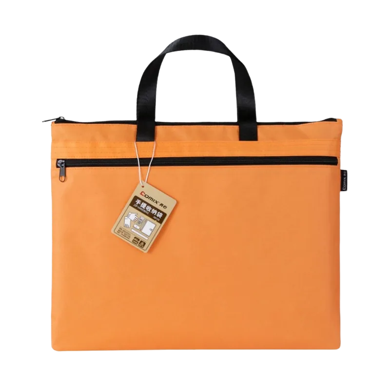 Comix Hand-held Briefcase Orange A4