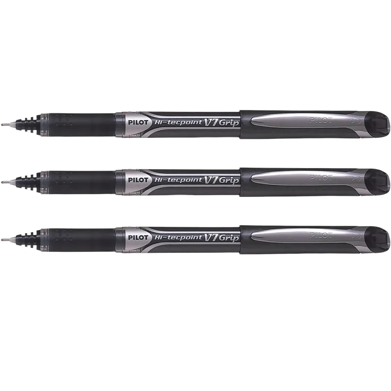 Pilot Hi-Techpoint V7 Grip Pen Black 1 Pack