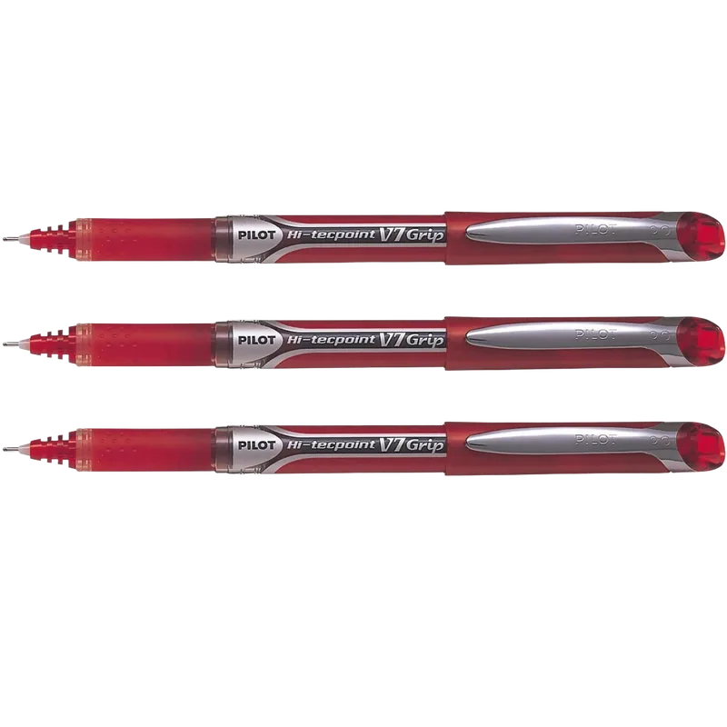 Pilot Hi-Techpoint V7 Grip Pen Red 1 Pack