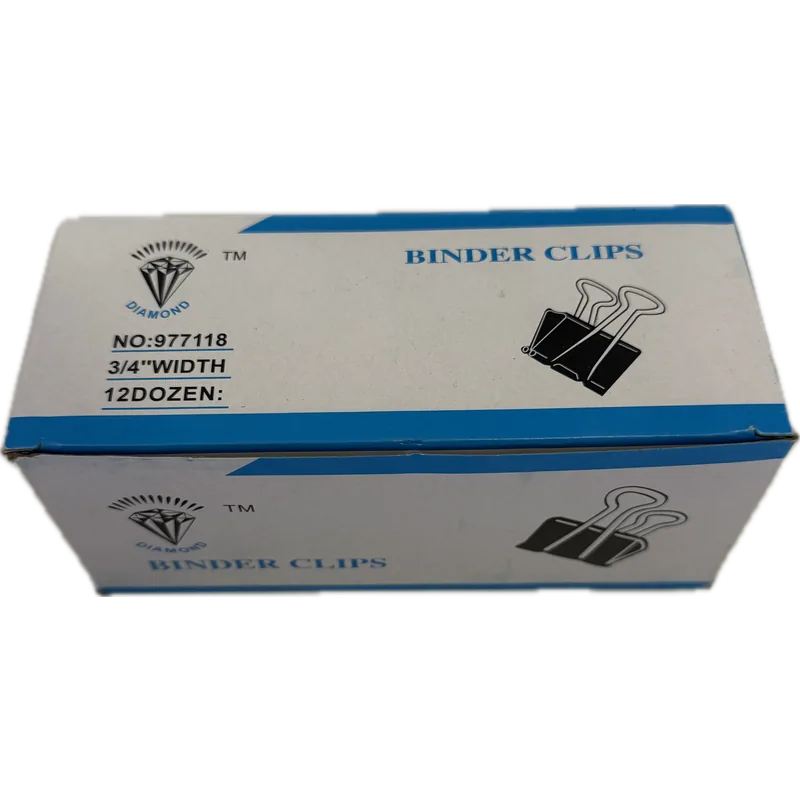 Feiyide & Diamond Binder Clips 19mm(3/4")