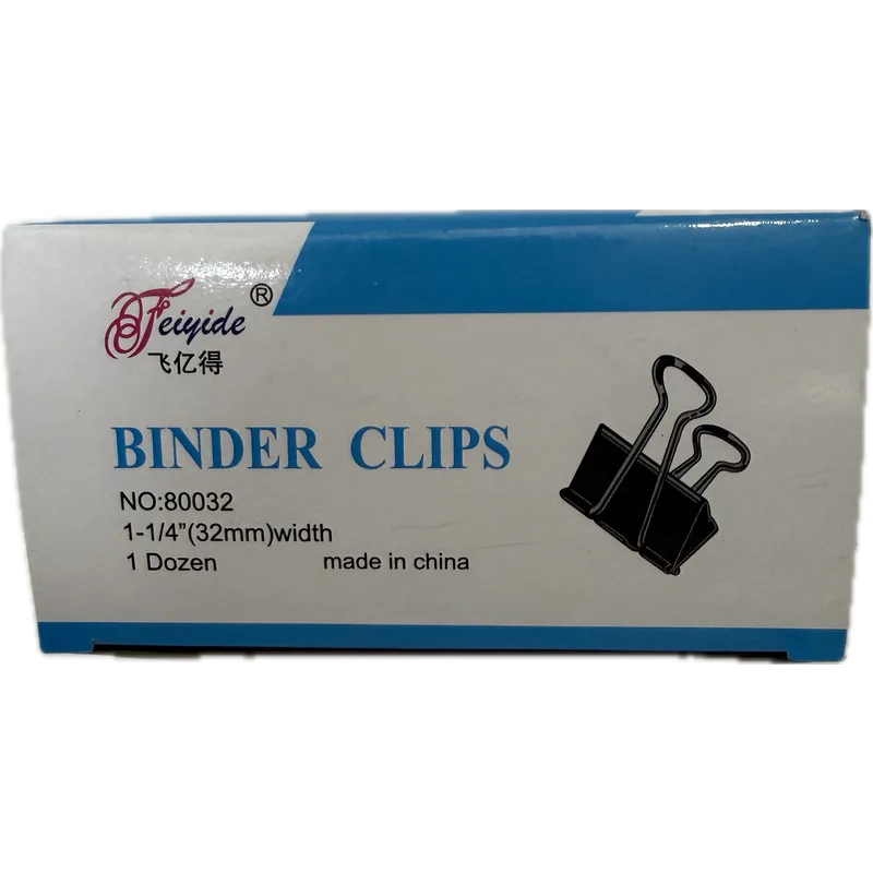 Feiyide & Diamond Binder Clips 32mm(1-1/4")