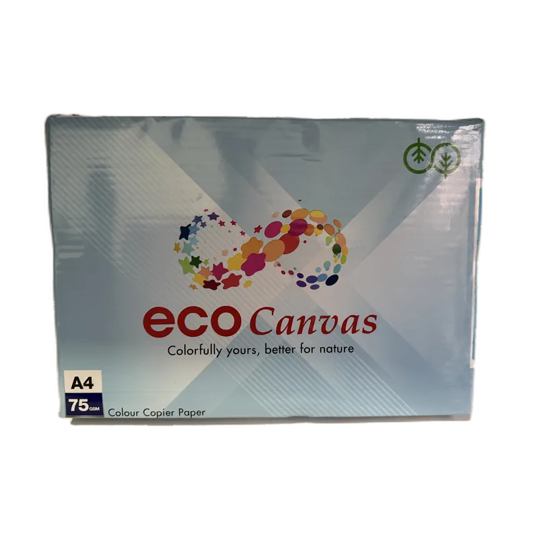 Eco Canvas A4 Colored Paper 75 Blue