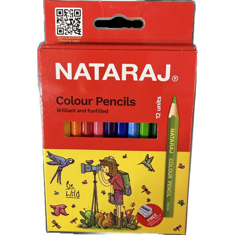 Nataraj Color Pencil Half Size
