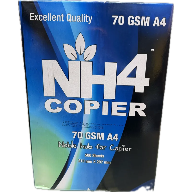 NH4 Copier NH4 A4 White Printing Paper 70 White