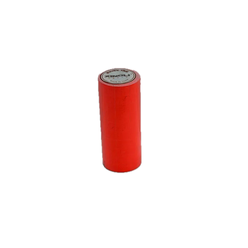 Xingli Price Tag 23mm * 15mm (Double) Big Neon Red 1 Roll (10 Pcs)