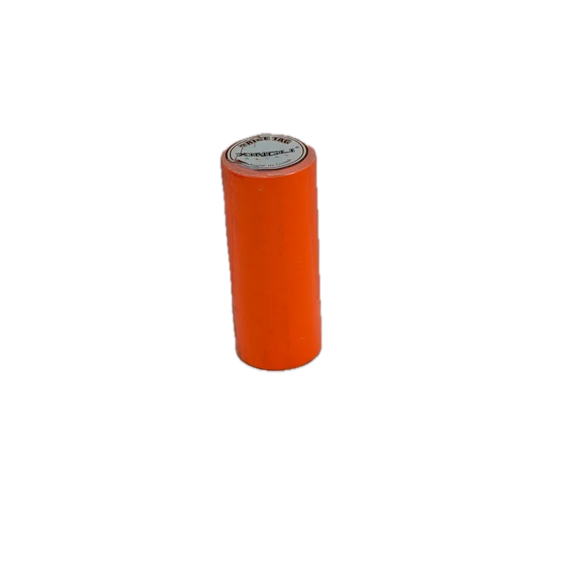 Xingli Price Tag 23mm * 15mm (Double) Big Orange 1 Roll (10 Pcs)