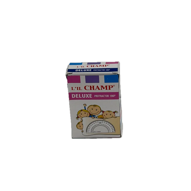 Lil Champ Deluxe Protractor 180° 15 Piece