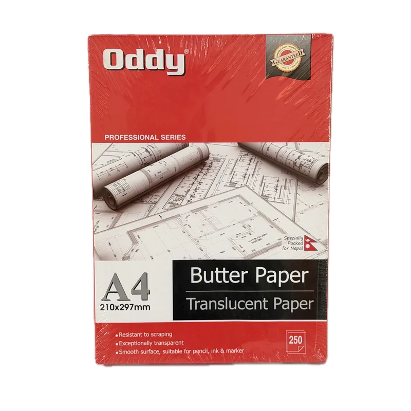 Oddy Butter Paper Sheets A4 250