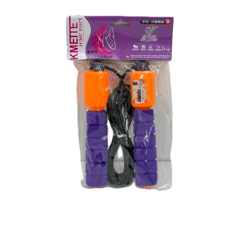 Kmette Jump Rope with Counter Purple