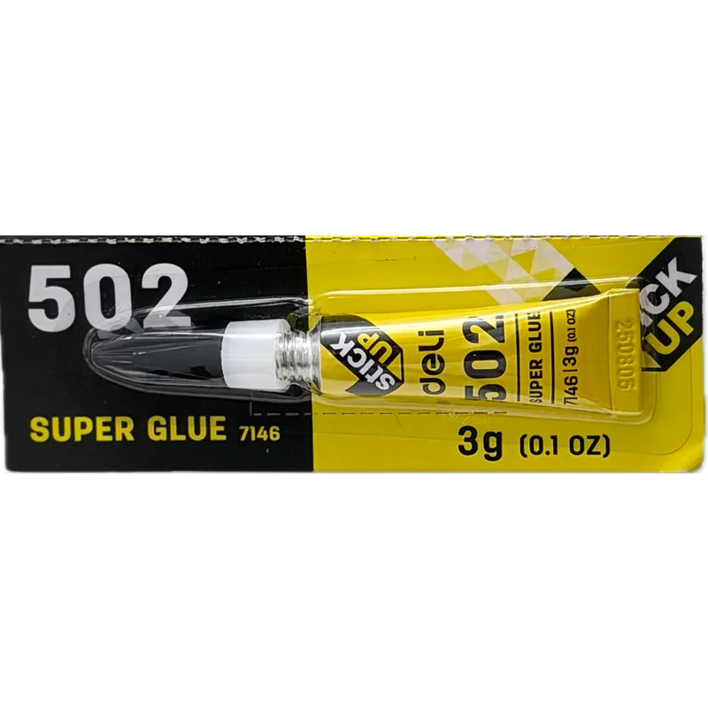Deli Super Glue | 3 gram (0.1 OZ) | 1 Piece | Item No 7146