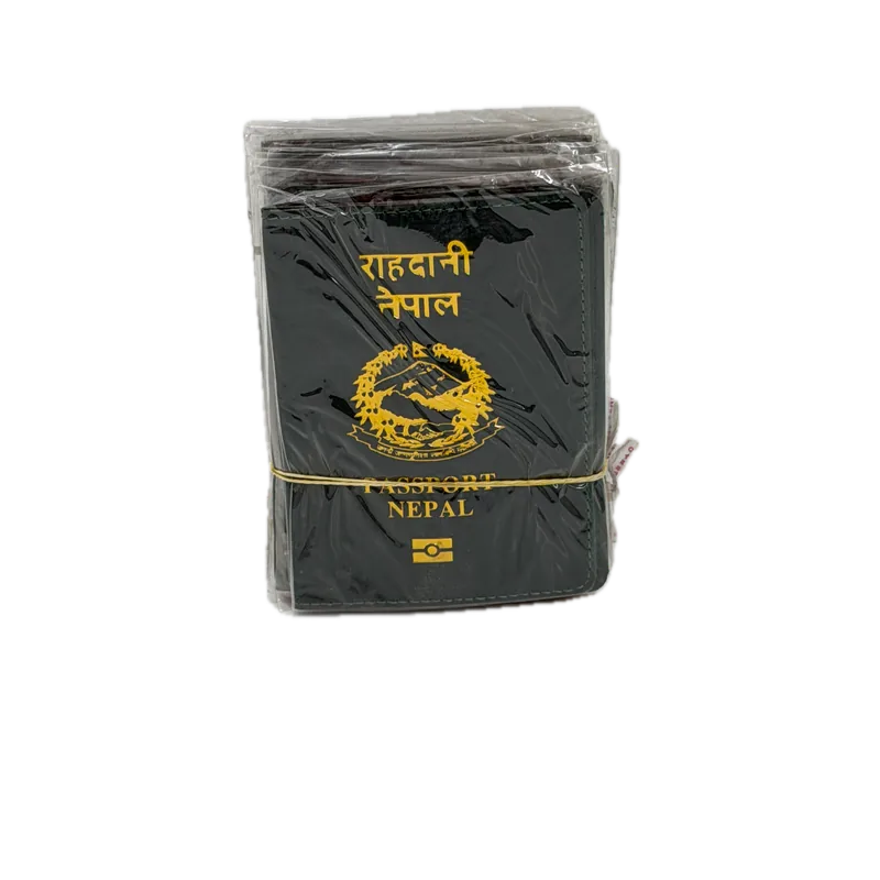 Passport Cover Green 1 Pack (12 Piece)