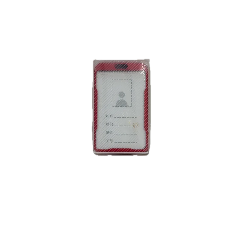 YiQi ID Card Holder Red 1 Pack (10 Piece) Vertical