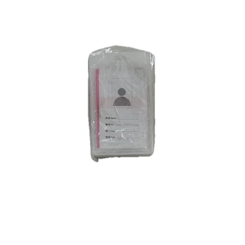 Xinding ID Card Holder Vertical 1 Pack (10 Piece) White