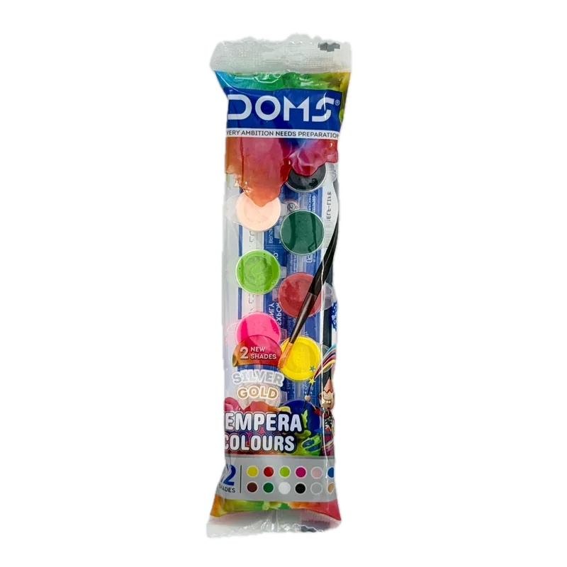 Doms Tempera Colours Multicolor 1 Pack