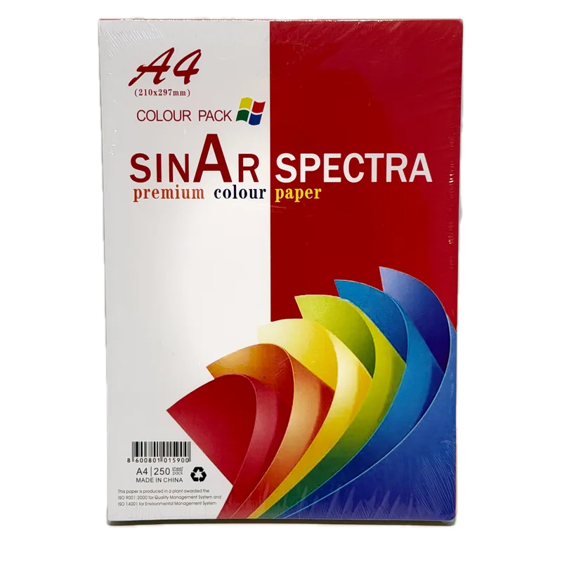 Sinar Premium Colour Paper Pack A4 (210*297mm) Multicolors