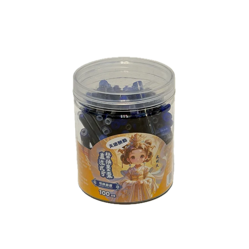 Ostrich Erasable Blue Ink Cartridge 100 Piece