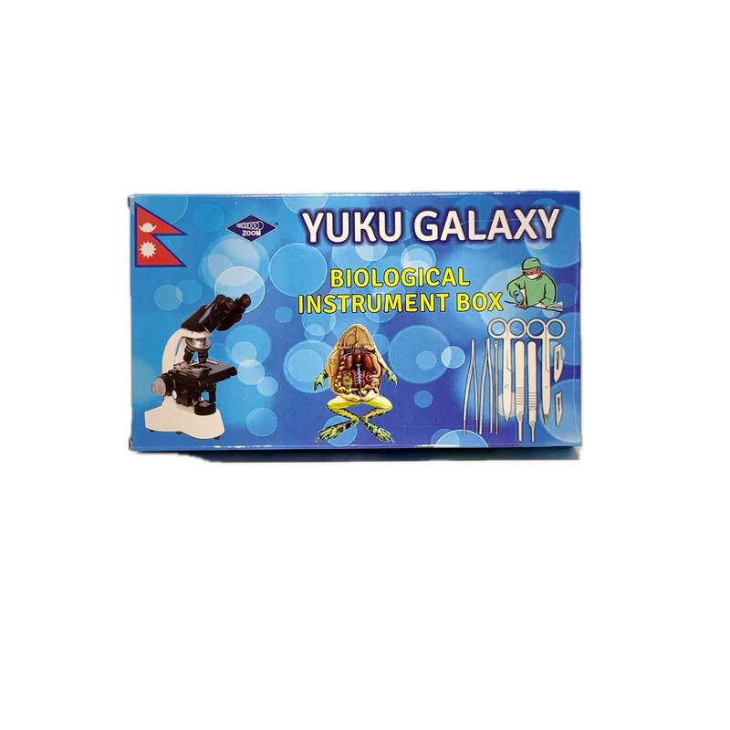 Yuku Biology Box Made of Fine Stainless Steel 25 Instruments provide | Two mini Storage Box With Glass Slide And Many More As Required | 1 Set