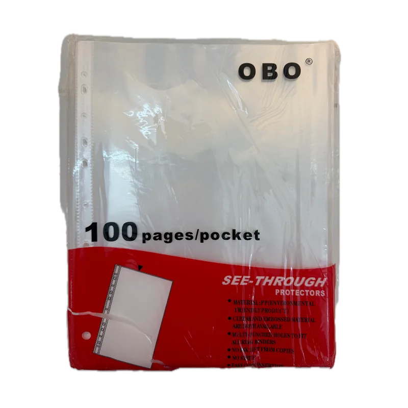OBO Sheet Protectors 1 Pack A4 Transparent