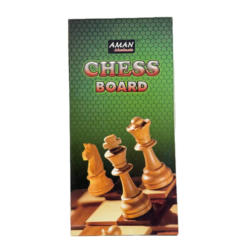 Aman Chess Board | Strategy Game | Board Game for Kids, Adults, Families, Educational Fun | 2 Players | Family Fun | Learning Activity Toy for Childrens | Gift Set for Kid, Ages 7+ Years
