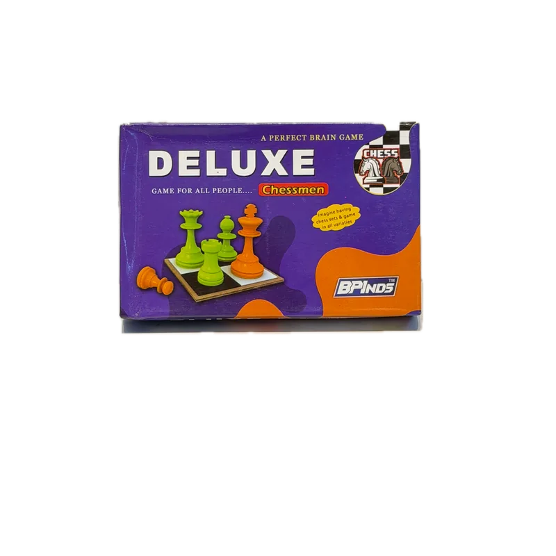 Bpinds Deluxe Chessmen Set Black & White