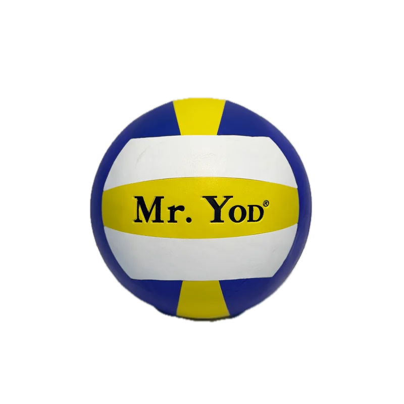 Mr. Yod Volleyball | Size 5 | Official Training & Match Volleyball for Indoor & Outdoor Play Durable PVC, Strong Grip, Soft Touch & Air Retention | No. MT1T