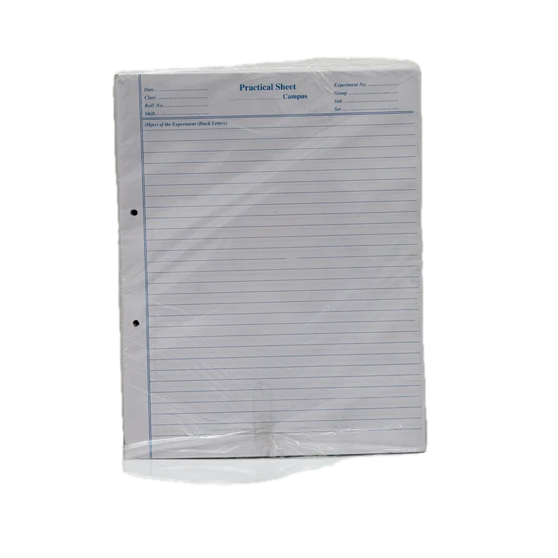 Apollo Practical Sheets 1 Pack 800 Pages Plain & Single Line