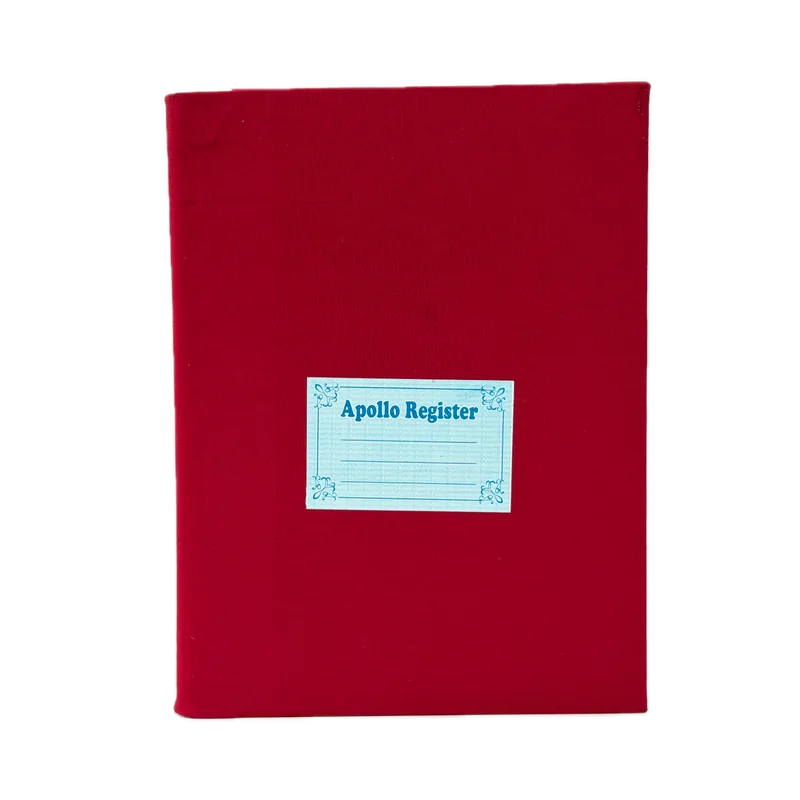 Apollo Lal Khata Canvas Register Register 4 288 Pages 33cm x 25cm