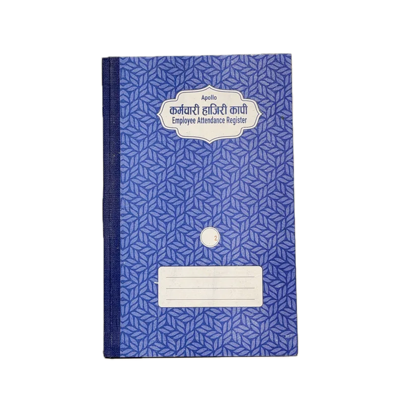 Apollo Staff Attendance Register Ordinary 284 12 Piece 284 Pages 30cm x 19cm