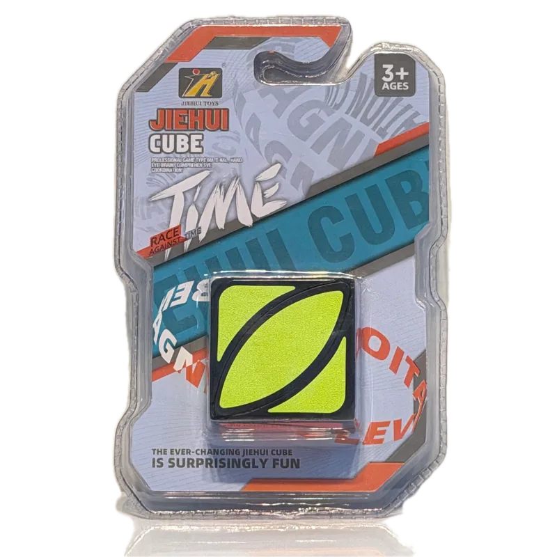 Jiehui Leaf Design Magic Cube Multicolor
