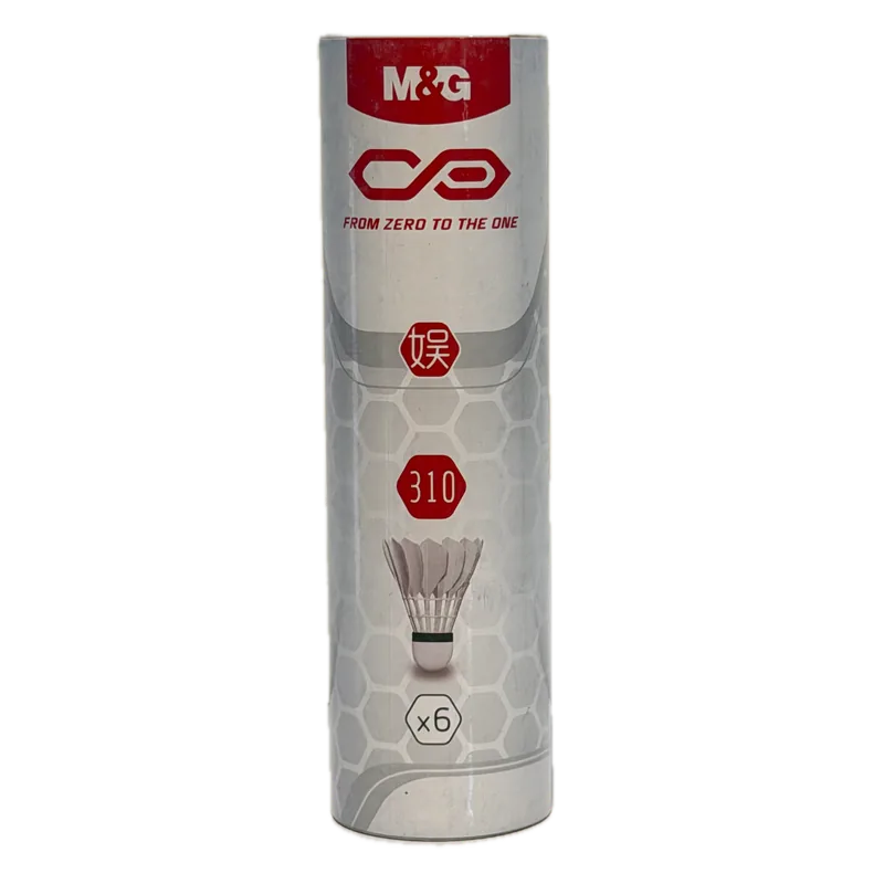 M&G Shuttlecocks Feather 1 Pack White