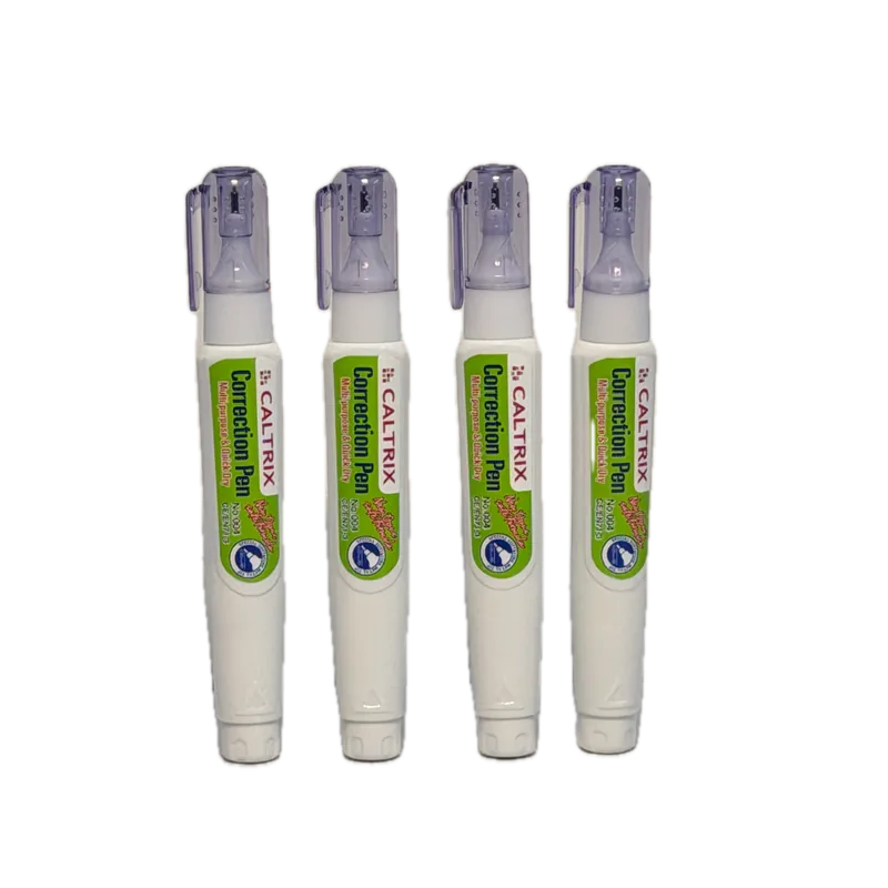 Caltrix Correction Pen Whitener I Smudge Free Operation with Unique Squeeze Control Applicator I Precise Whitener Pen for Correction | 7 ml | 1 Piece