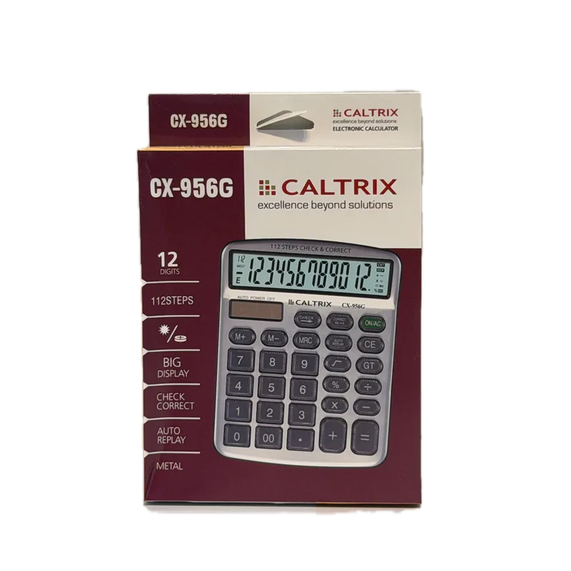 Caltrix Electronic Calculator CX-956G Silver