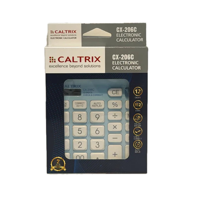 Caltrix Electronic Calculator CX-206C Blue