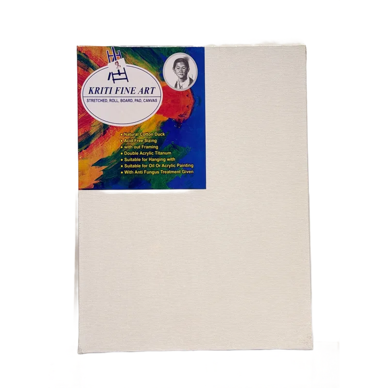 Kriti Fine Art Canvas Board 15'' x 20'' White