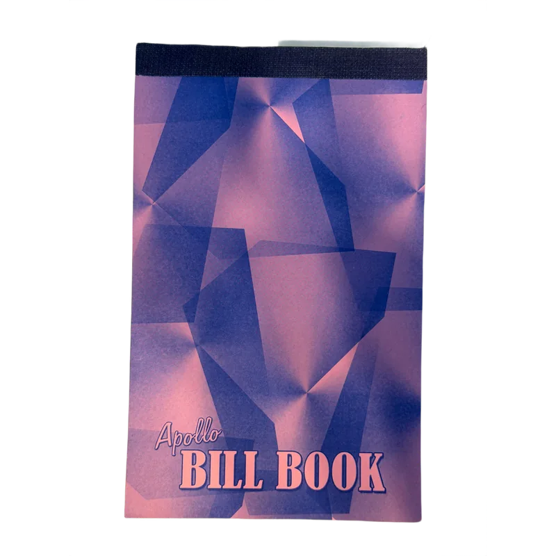Apollo Printed Bill Book Triplicate Single Big 40 x 3 Sheets (240 Pages) 44