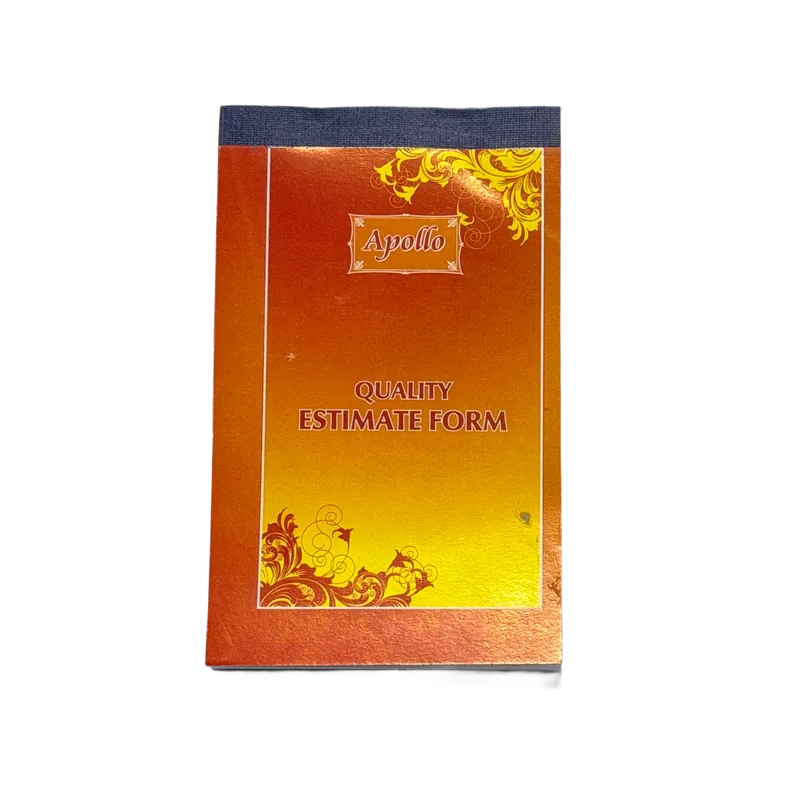 Apollo 60gsm Rulled Bill Book/Challan Book Duplicate 12 Piece 100 x 2 Sheets (400 Pages) 60 21.5 x 13 cm