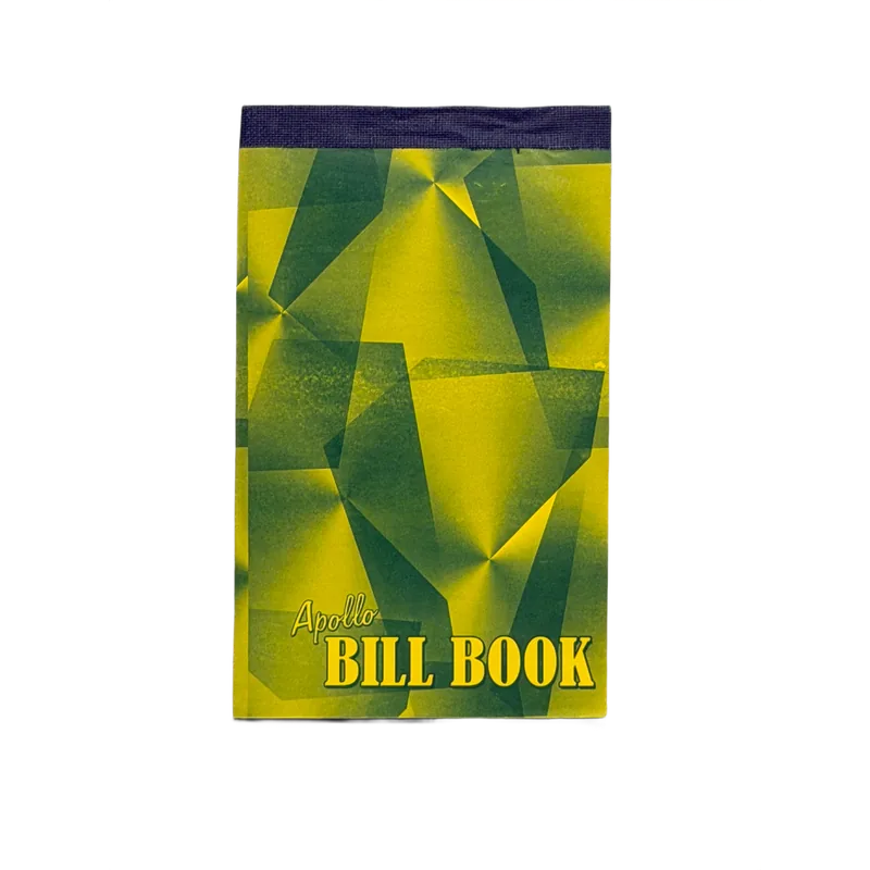 Apollo 44gsm Rulled Bill Book/Challan Book Duplicate Big 100 x 2 Sheets (400 Pages) 44 21 x 13 cm
