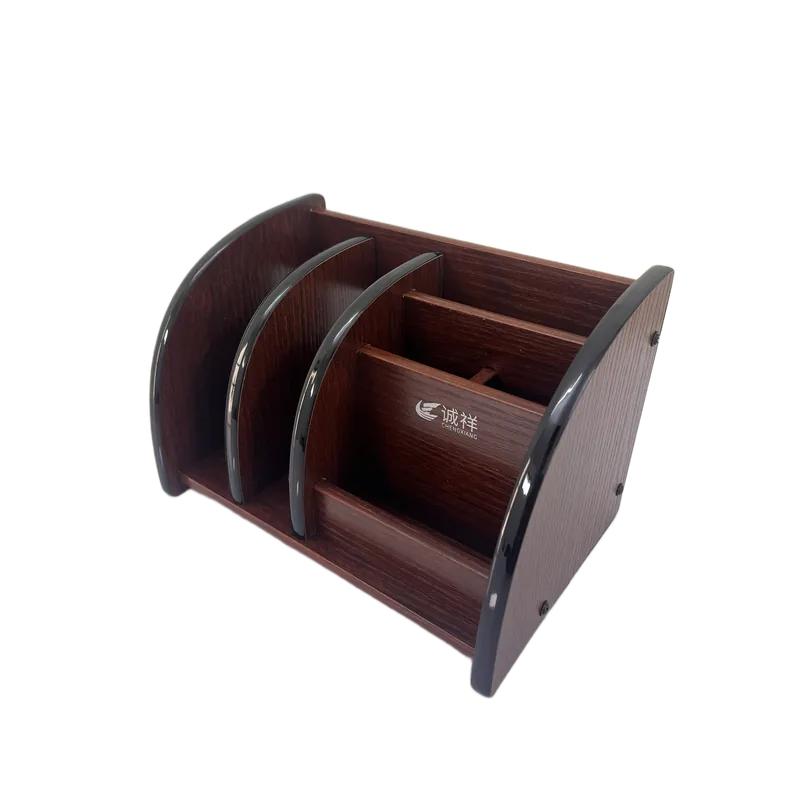 Chengxiang Wooden Desk Organizer CX-6017 Brown