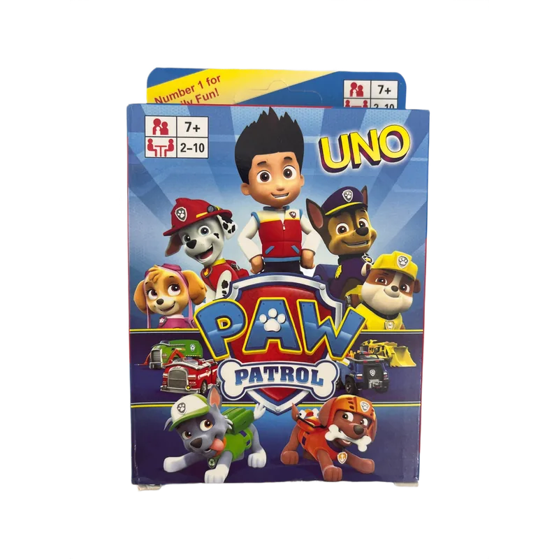 Uno Playing Card Game | Paw Patrol Edition | For 7 Yrs and Above for Adult | Set of 112 Cards | Multicolor | Code : 017