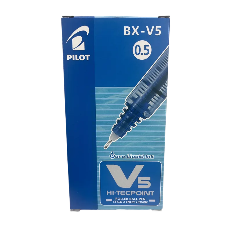 Pilot Hi-Techpoint V5 Pen Blue 1 Pack