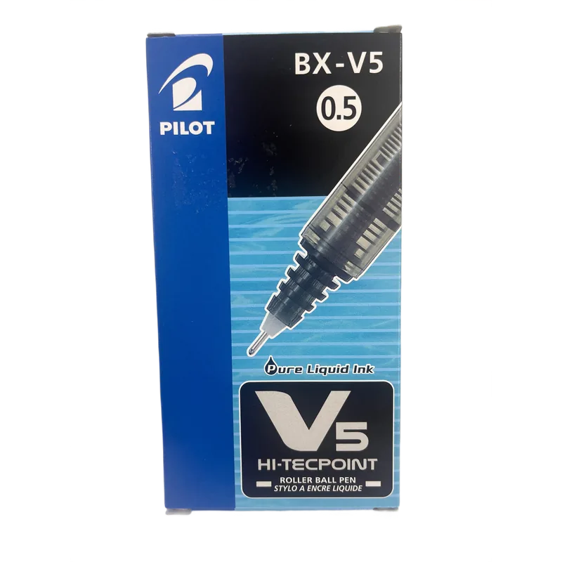 Pilot Hi-Techpoint V5 Pen Black 1 Pack